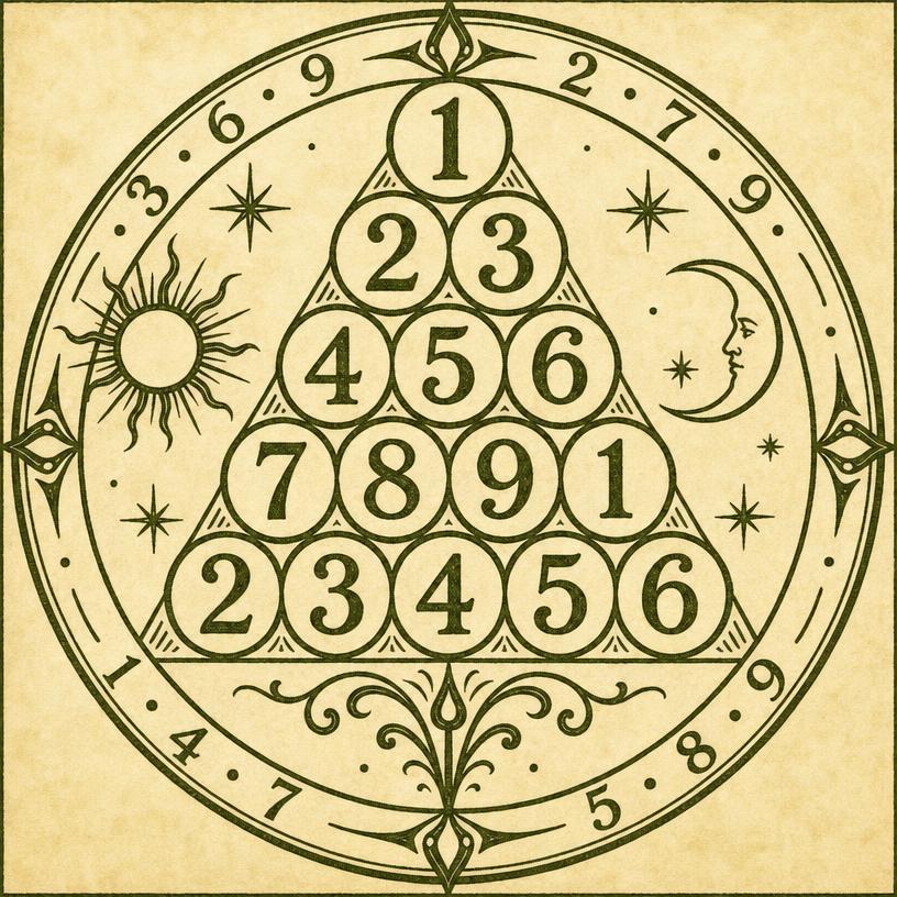Numerology illustration